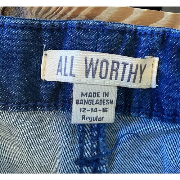 NEW All Worthy Signature Stretch Jeans Size 12-16 Women’s Blue - Picture 3 of 10